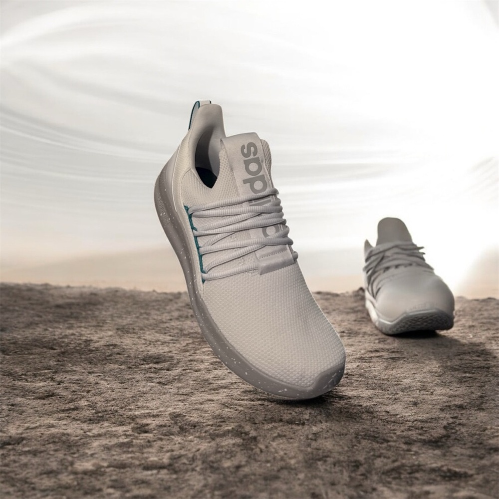 Adidas Light Gray Running Shoes